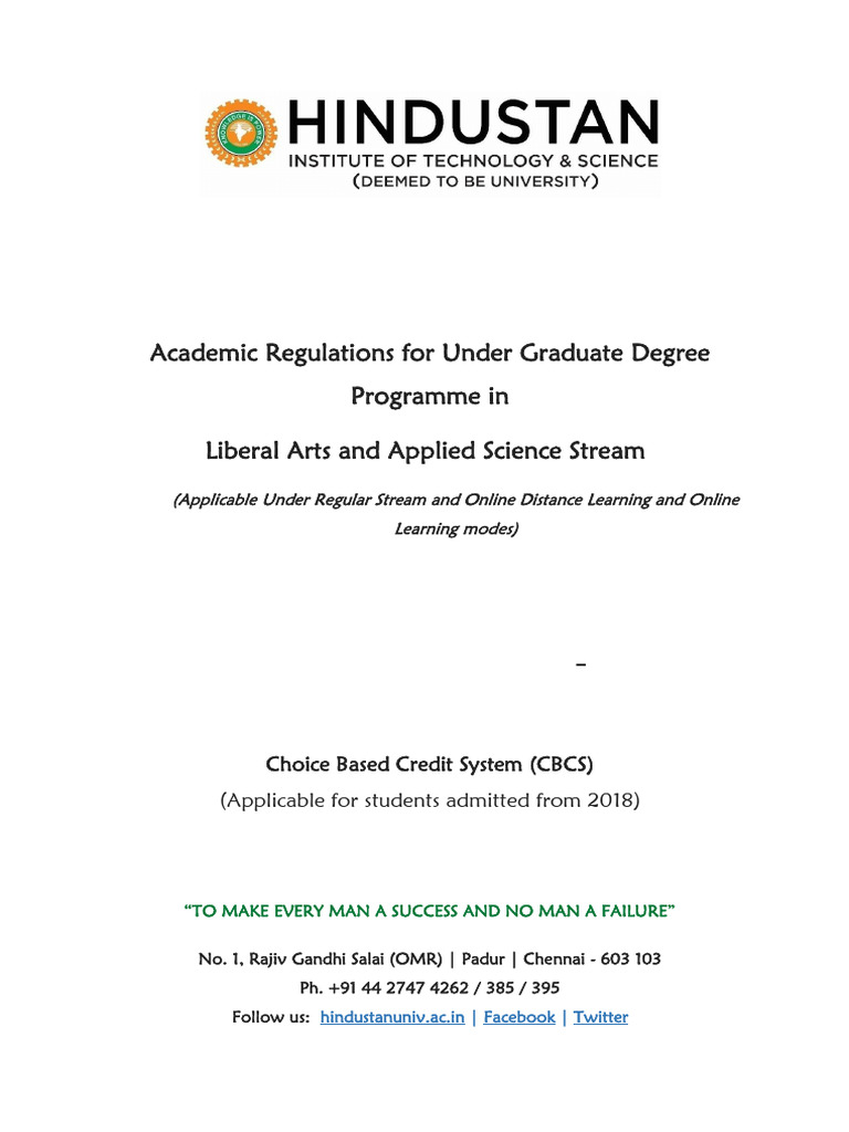 B.sc(Data Science) Regulation | PDF | Academic Term | University And ...