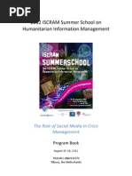 Download ISCRAM Summer School 2012 Program Book - final version by Veerle Van Der Sluys SN102459770 doc pdf