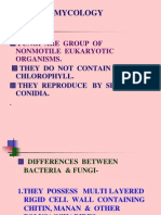 Mycology: Fungi Are Group of Nonmotile Eukaryotic Organisms