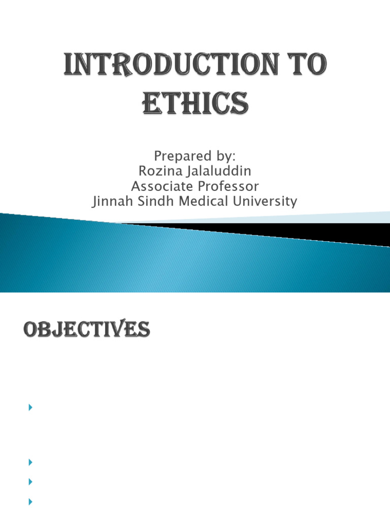 Intro of Ethics | PDF | Bioethics | Morality