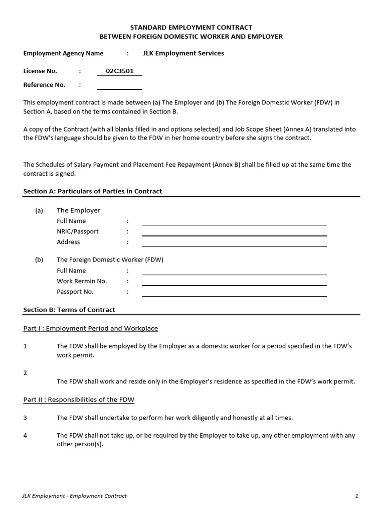 16 Employment Contract | PDF | Employment | Salary