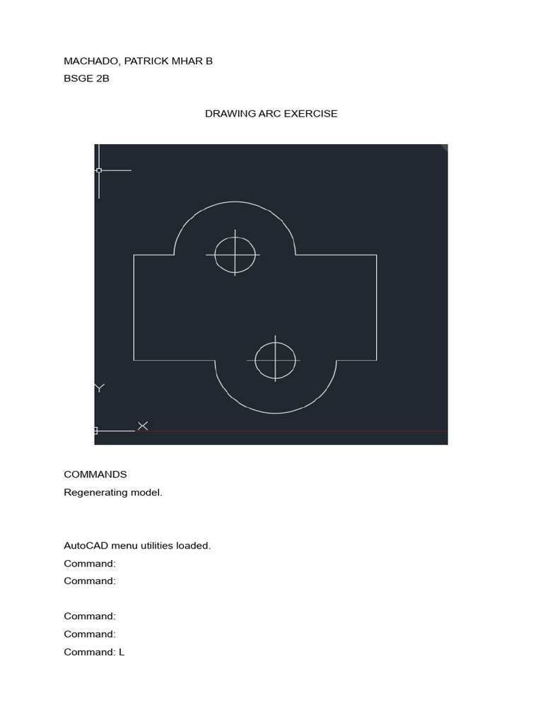 Machado, Pmb Lesson 5 Drawing Arc Exercises | PDF