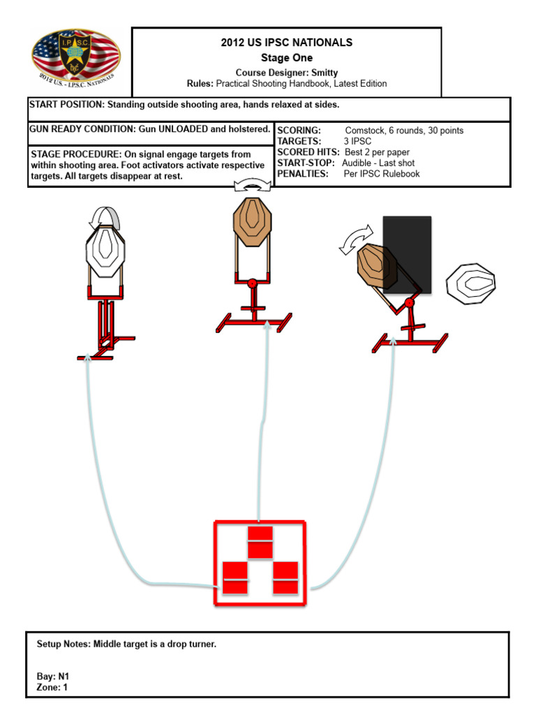 US-IPSC-Stage-Diagrams-final | PDF | Sports | Outdoor Recreation