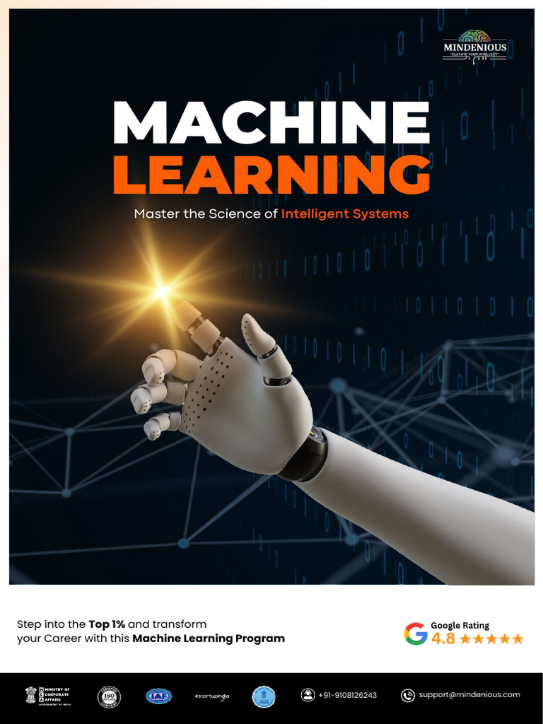 Machine Learning Brochure | PDF | Machine Learning | Artificial ...