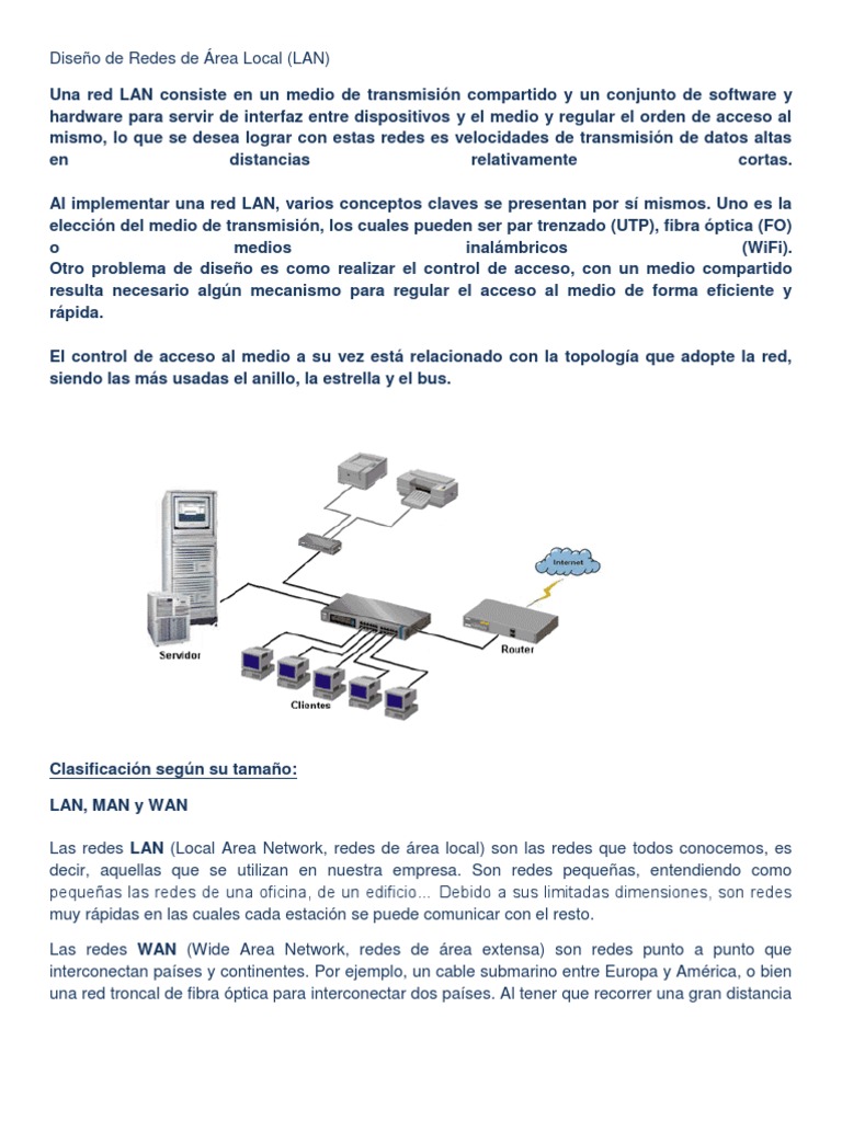 Diseño de Redes LAN y WAN | PDF | Red de área amplia | Red de computadoras