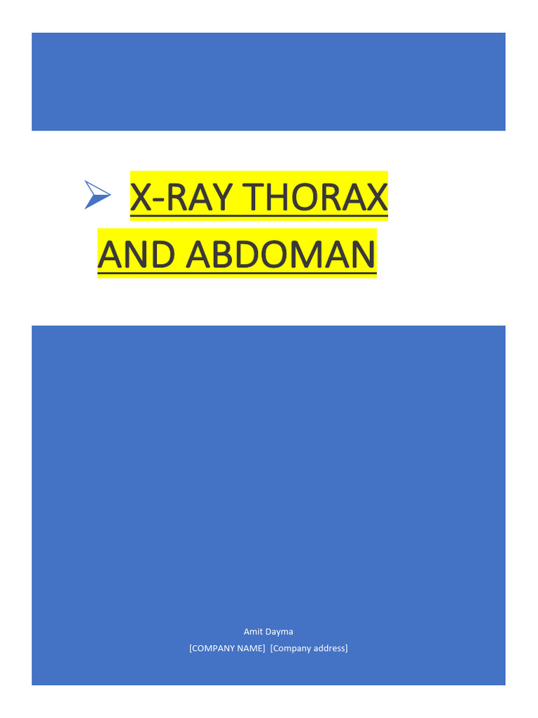 X ray | PDF