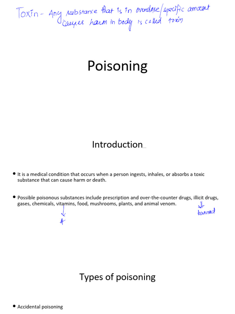 Poisoning-1_260410_232148 | PDF | Clinical Medicine