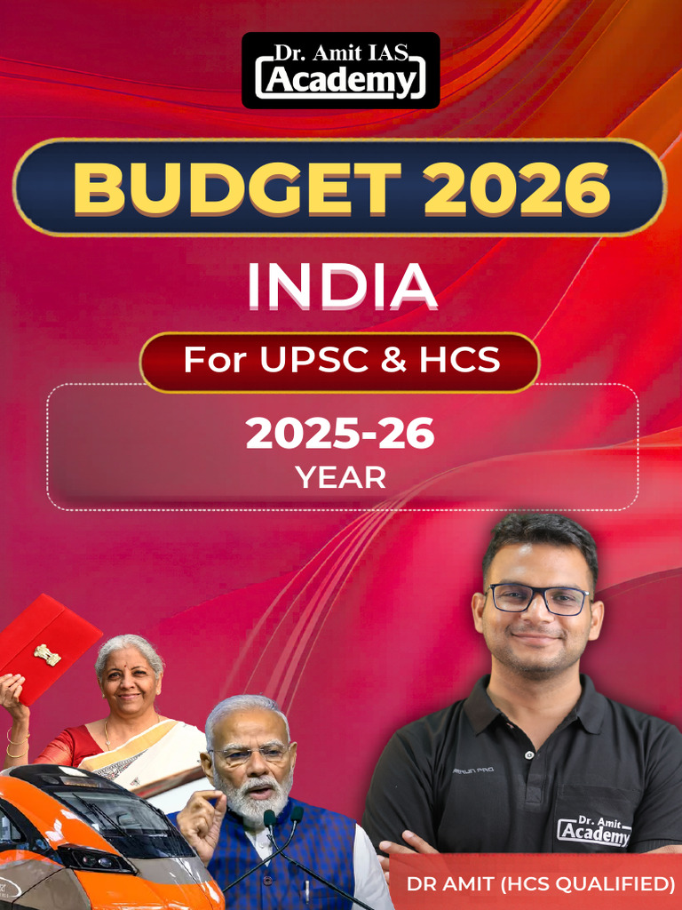 INDIA BUDGET 2026 | PDF | Government Budget Balance | Taxes