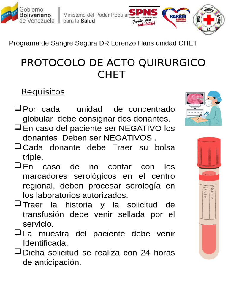 CHET | PDF | Transfusión de sangre | Hematología