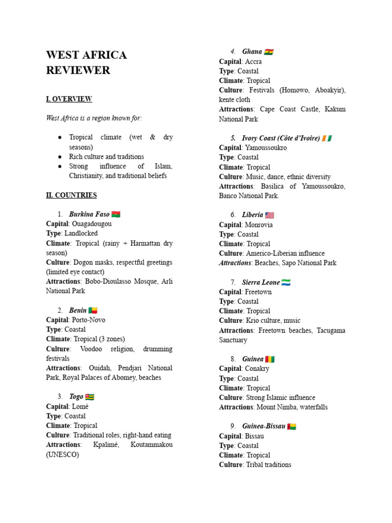 West Africa | PDF