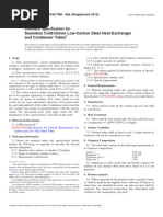 SA-214 Specification for Steel Tubes | PDF | Heat Treating | Physical ...
