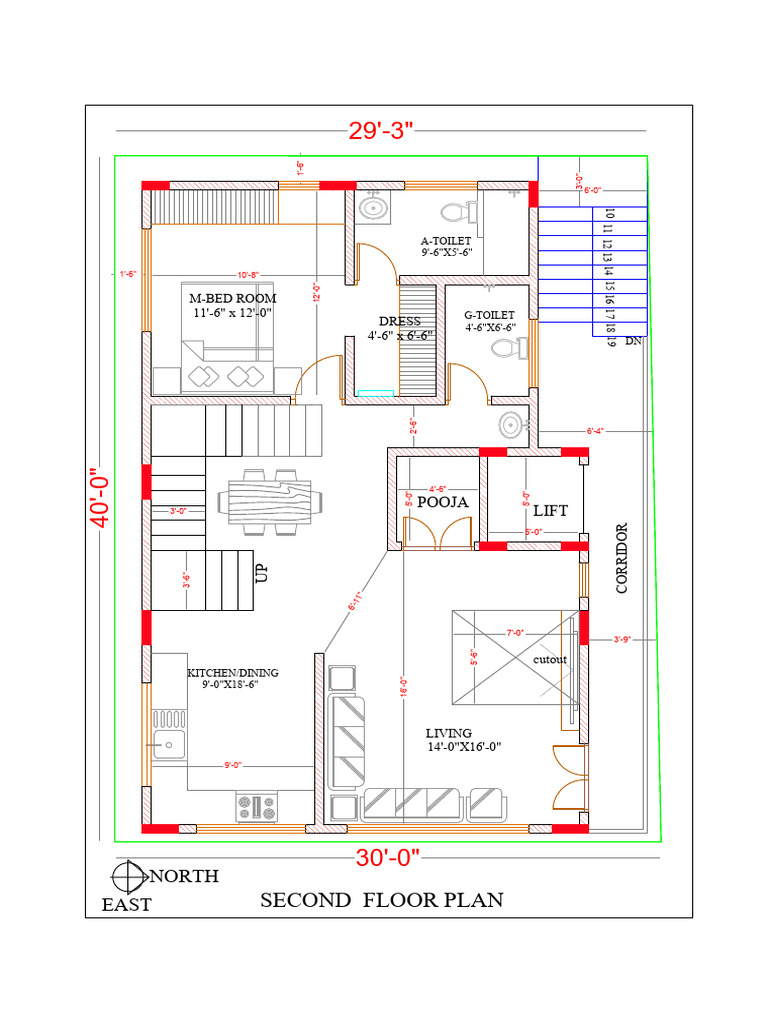 Second Floor Plan (Mahesh) | PDF