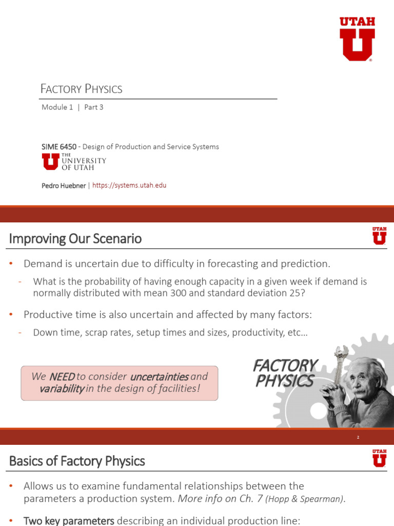 Module 1 Part 3 - Factory Physics | PDF
