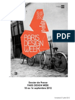 Paris Design Week 2012 - Dossier de Presse