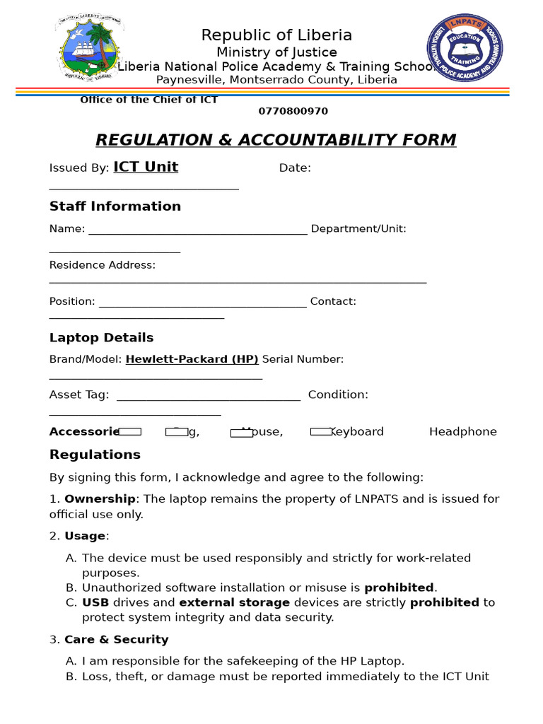 Laptop Regulatory Form | PDF | Laptop | Hewlett Packard