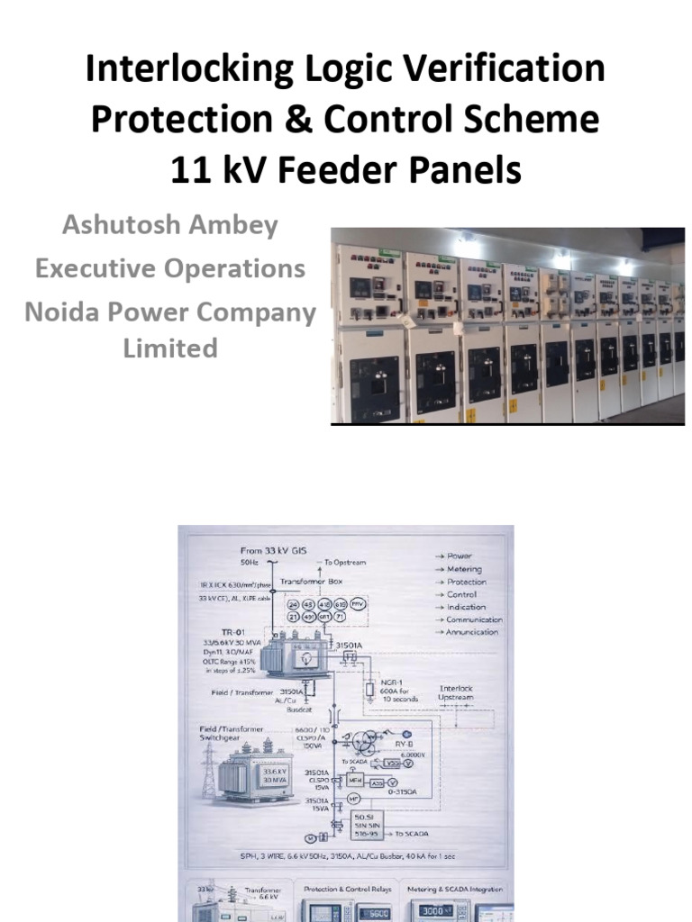Interlocking Logic Verification – Protection & Control Scheme 11kV ...