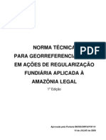 NTGARFAL Norma Tecnica Georreferenciamento AmLeg 1a Ed