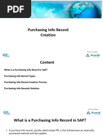 Purchase Info Record Configuration Guide | PDF | Computing