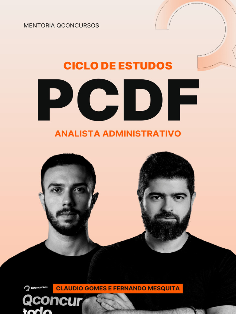 PCDF - Ciclo de Estudos | PDF | Tempo | Planejamento