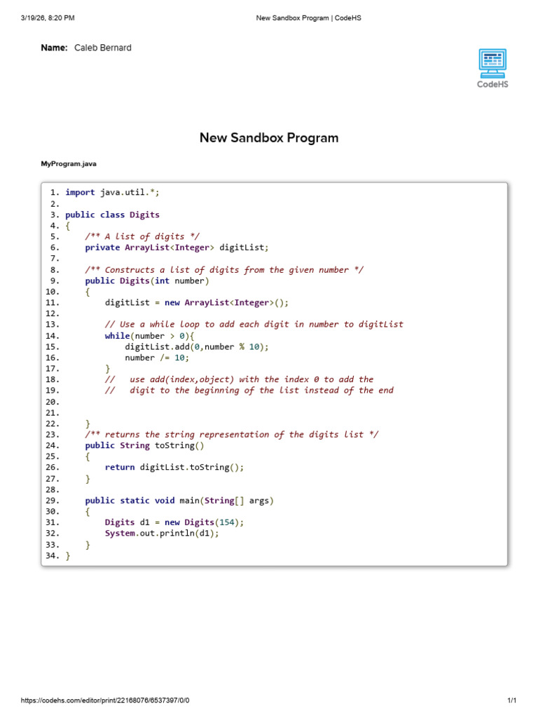 3.8.10 _ CodeHS | PDF