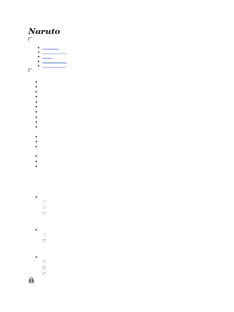 Naruto | PDF