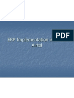 ERP Implementation in Bharti Airtel