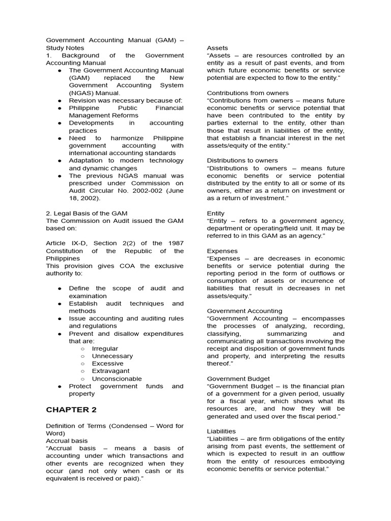 Gov. Acc | PDF | Budget | Expense