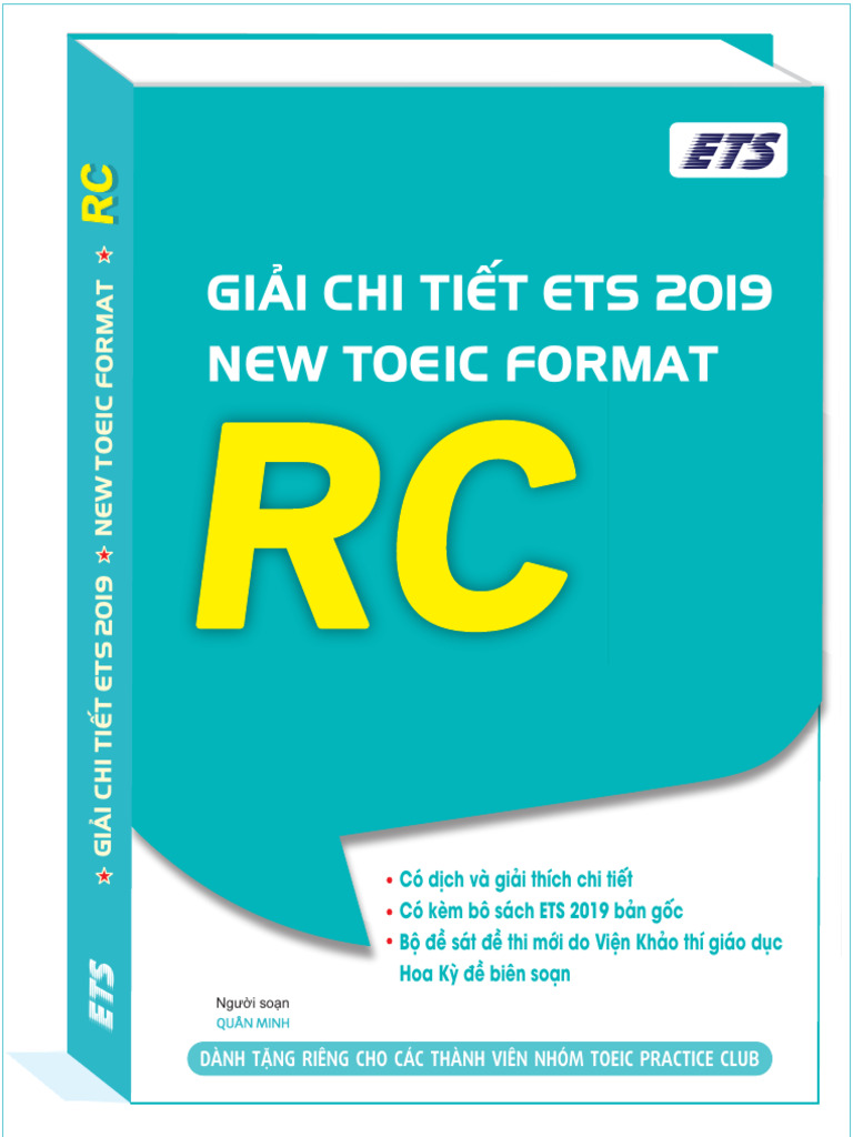 Giai Chi Tiet Part 56 Ets 2019 Quan Minh | PDF