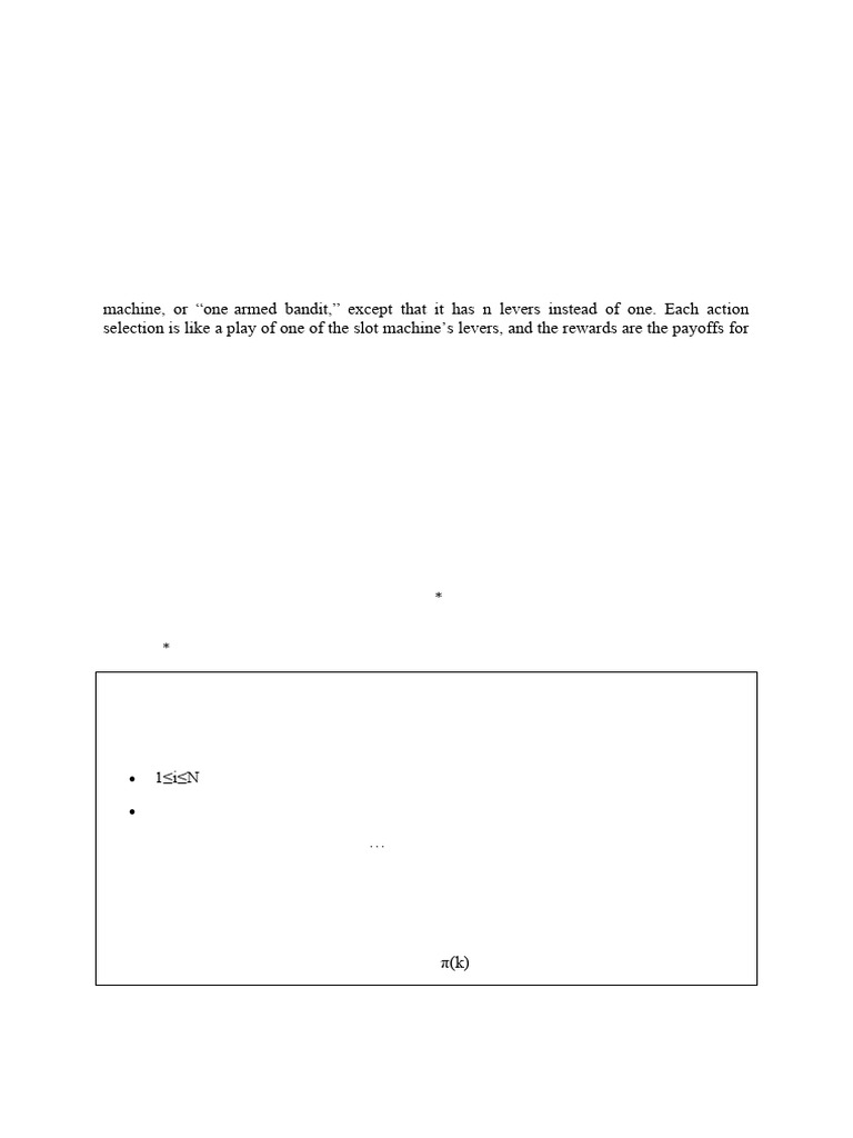 Bandit Problems and Online Learning | PDF