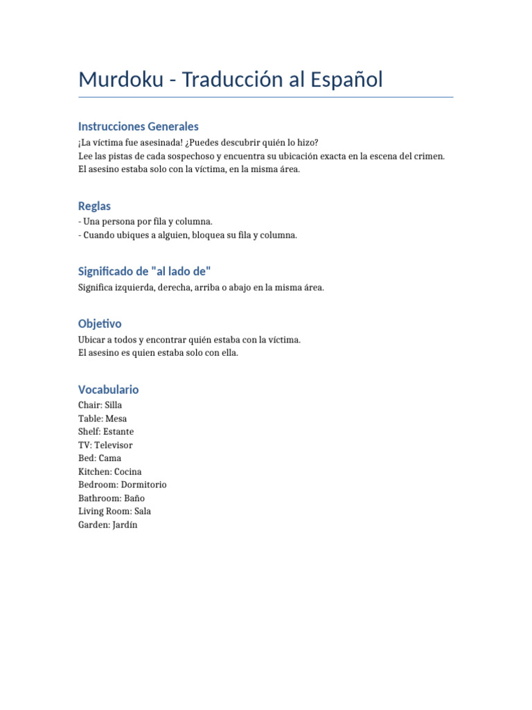Murdoku Traducido | PDF