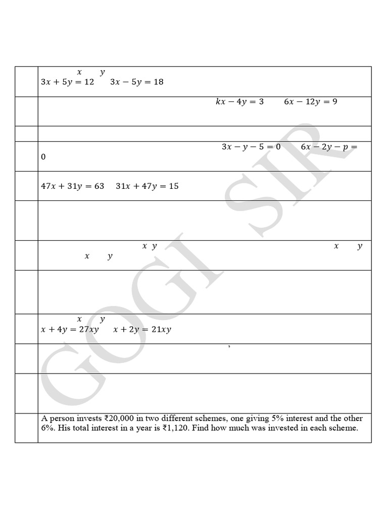 2 Marks Questions (Pair) | PDF