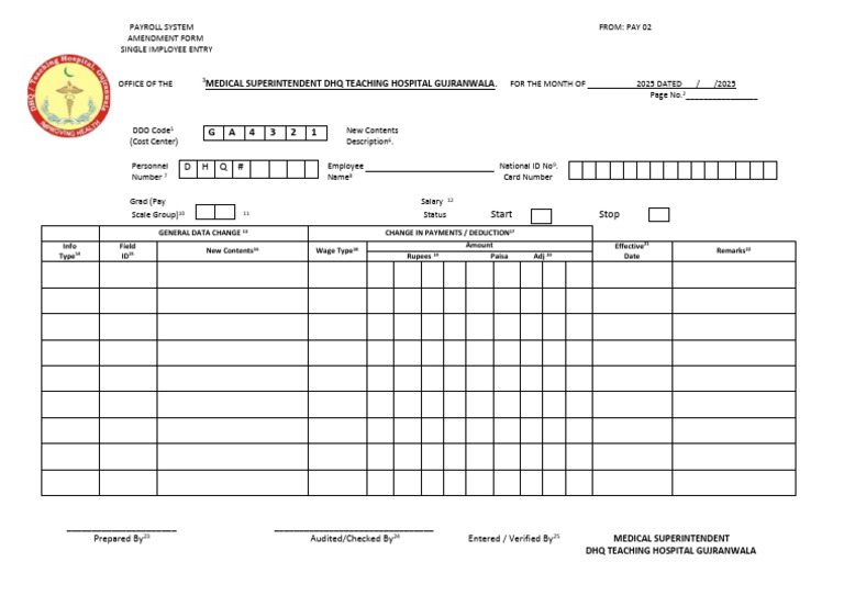 Change Form New | PDF