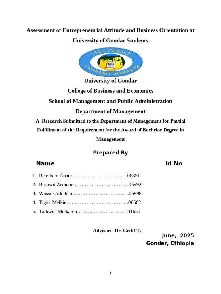 Haimi Research 1 | PDF | Entrepreneurship | Economies