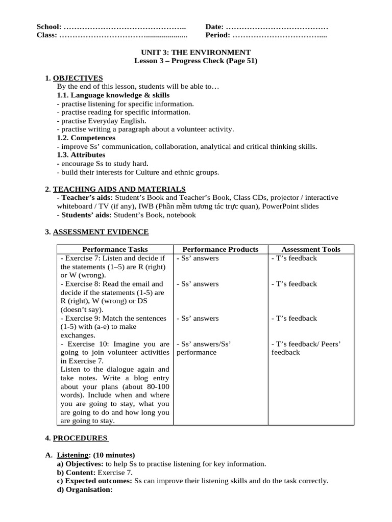 Unit 3 - Progress Check - Page 51 | PDF | Human Communication | Cognition