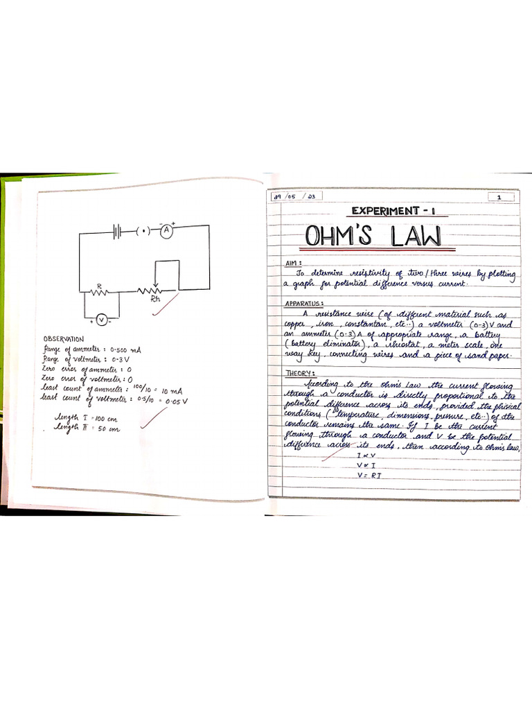 Physics Record XII | PDF