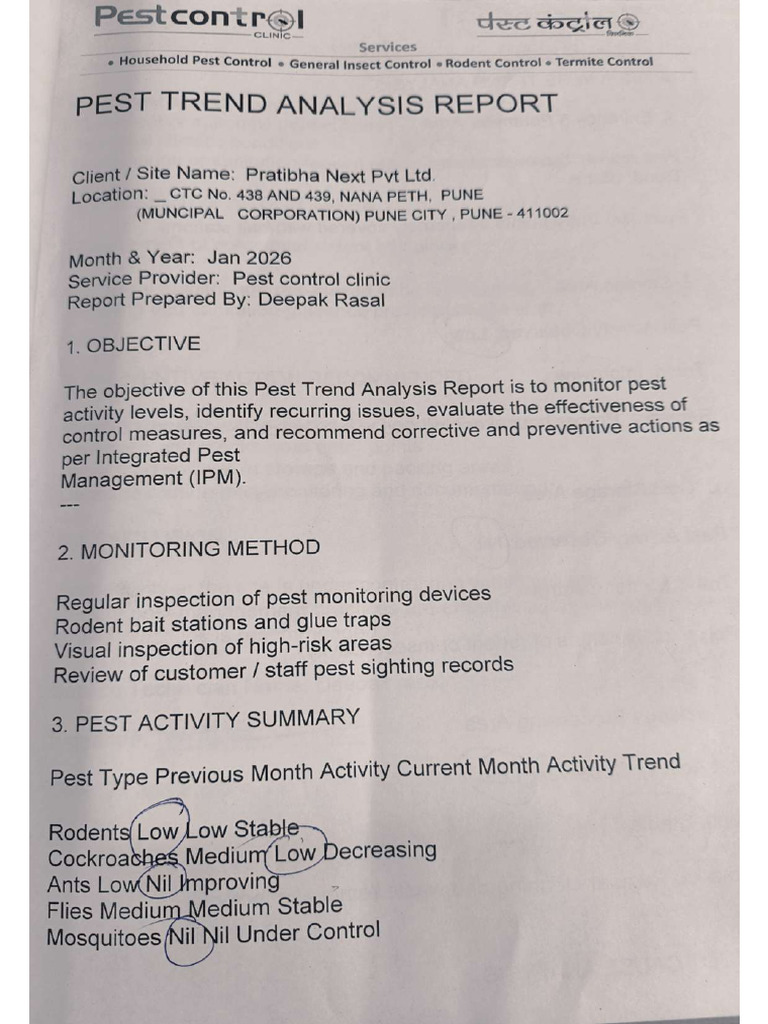 Pest Trend Analysis Report | PDF