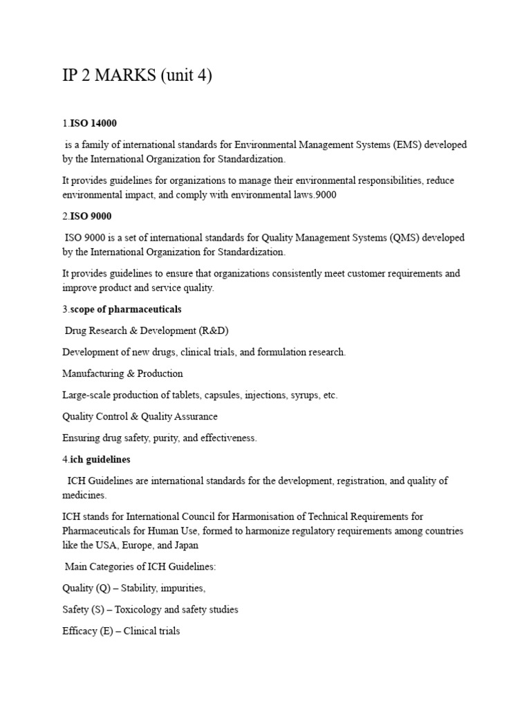 2 marks unit 4 | PDF | Quality | Business
