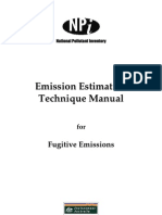 Emission Estimation Technique Manual: Fugitive Emissions