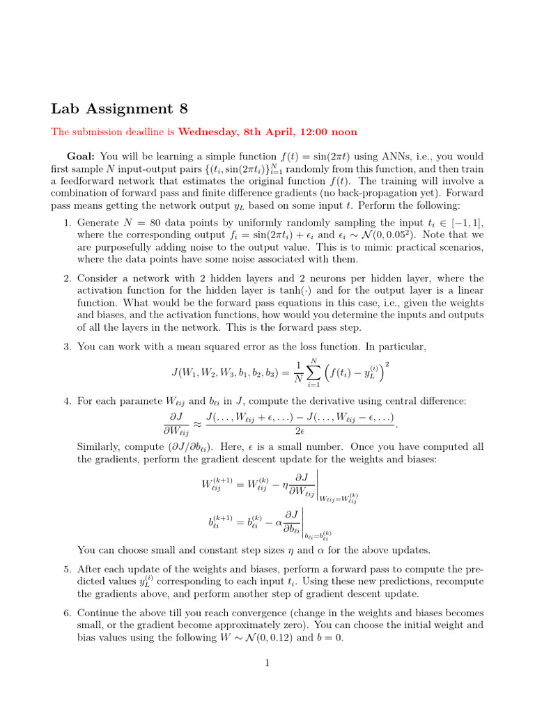 Assignment 8 | PDF | Computational Science | Mathematics