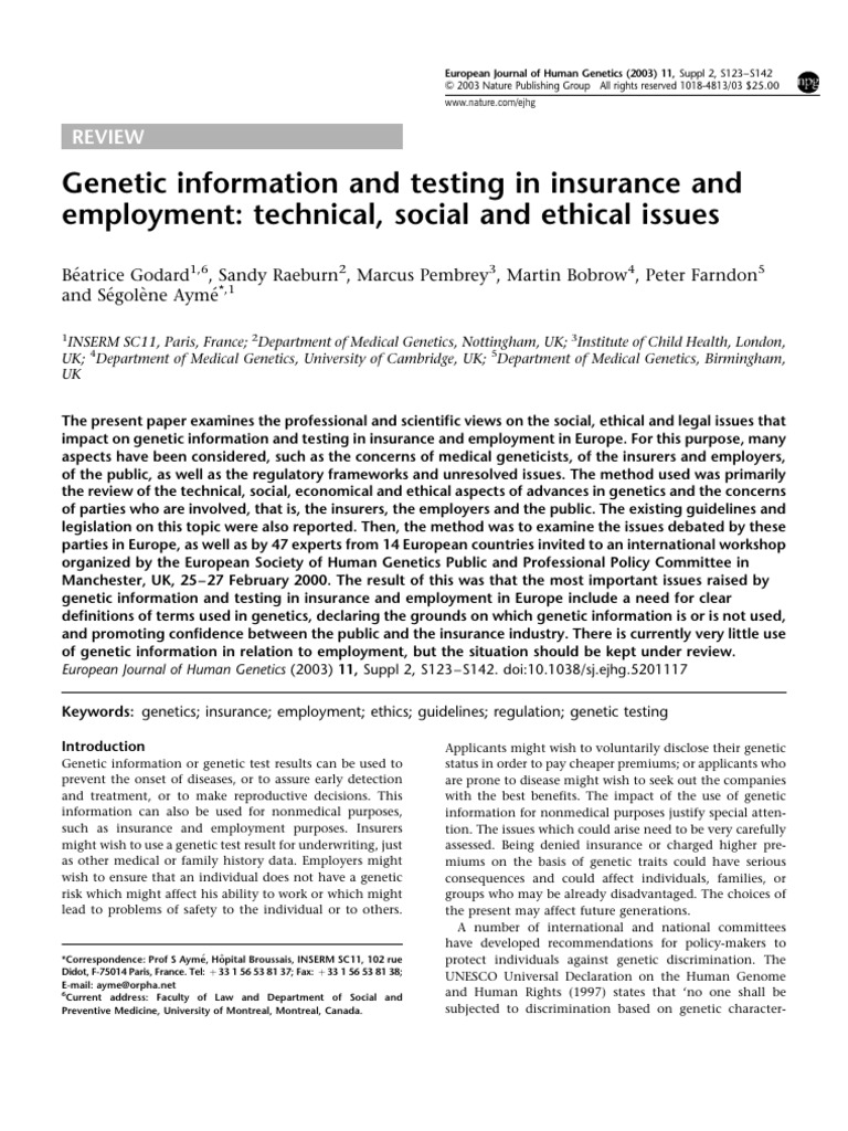 5201117 | PDF | Insurance | Genetic Testing