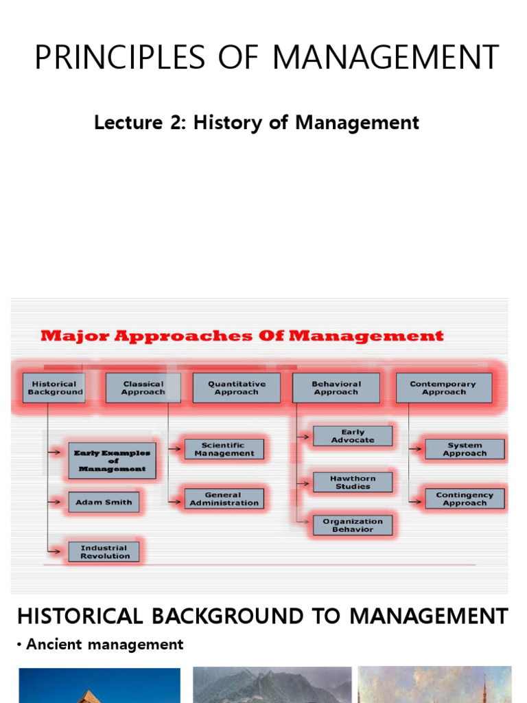 02_Lecture 2 History of Management | PDF | Business | Economies