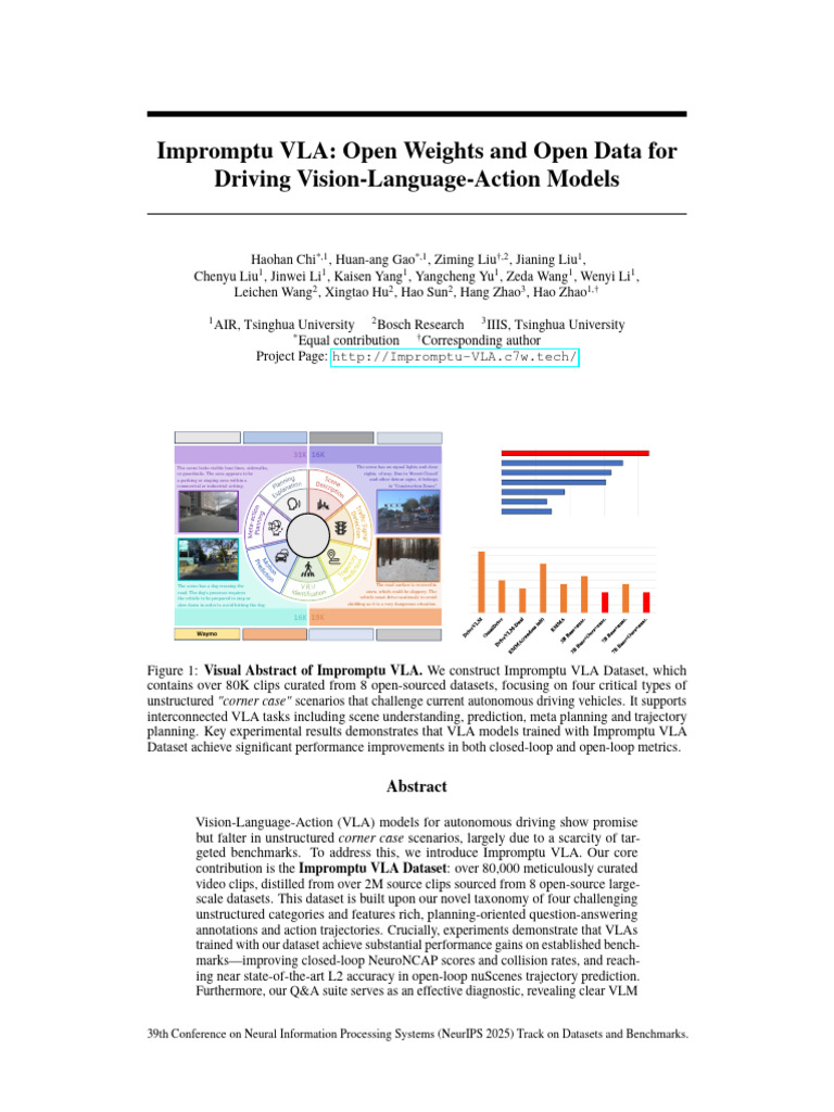 Impromptu VLA Paper | PDF | Annotation | Traffic