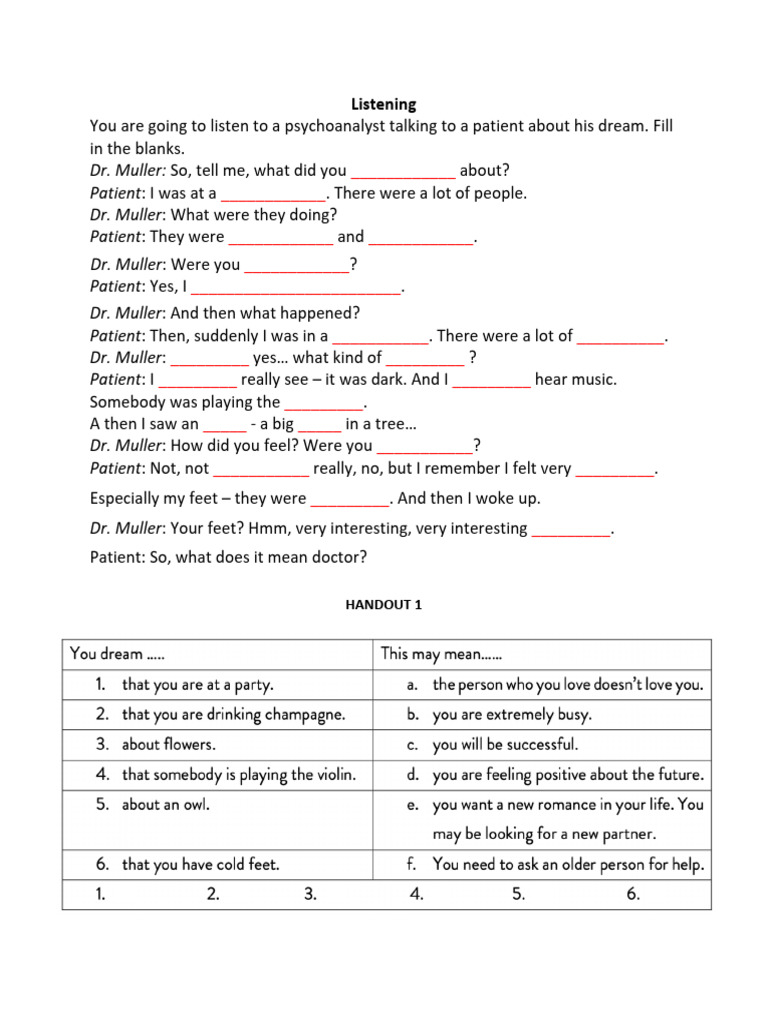 Unit 9. Handout 1 | PDF