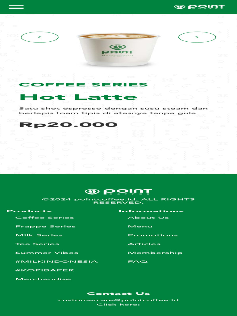 Page Menu Coffee | PDF