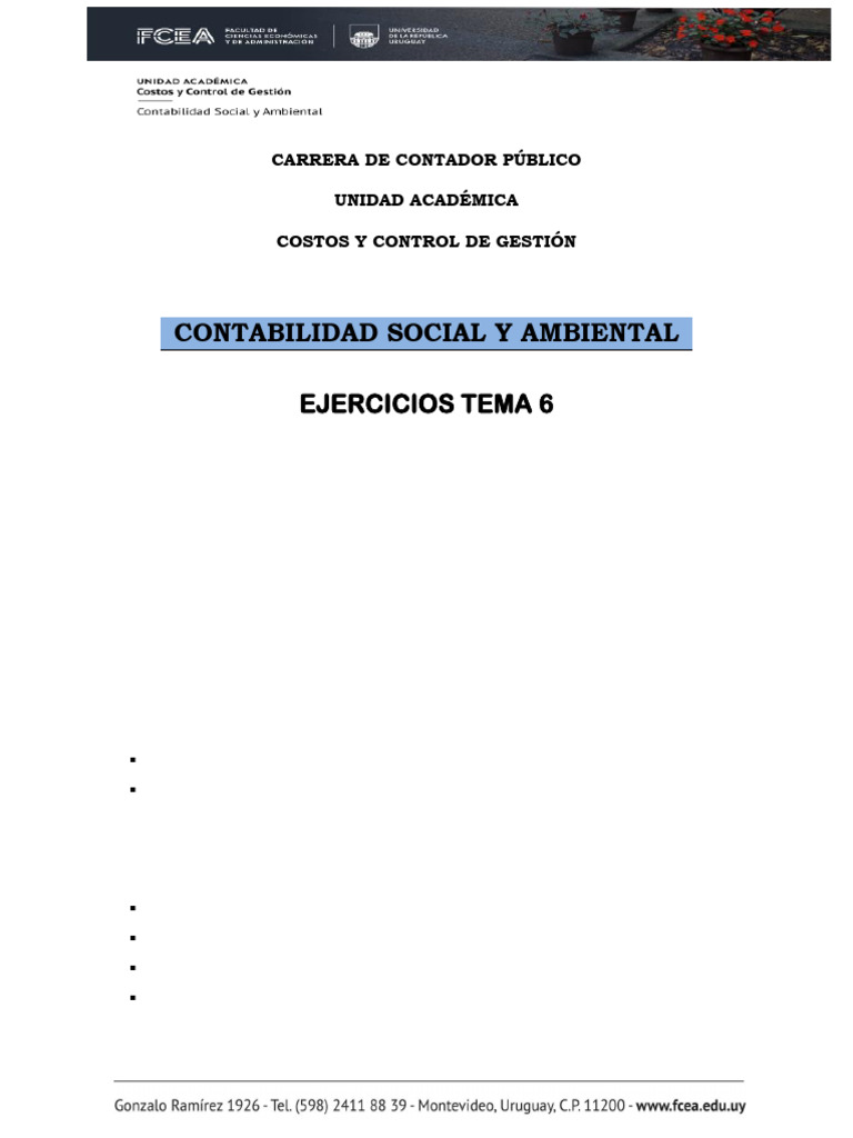 Ejercicios Tema 6 | PDF