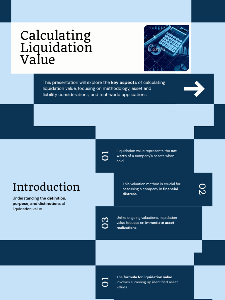 Calculating Liquidation Value | PDF | Valuation (Finance) | Financial ...