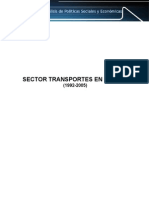UDAPE Sector Transportes Bo - 1992-2005
