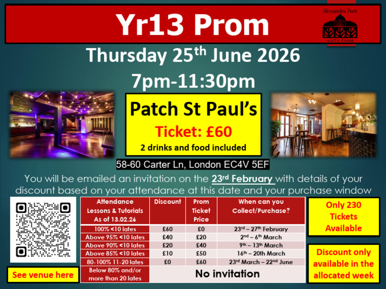 Prom 2026 Notice Patch St Paul's | PDF