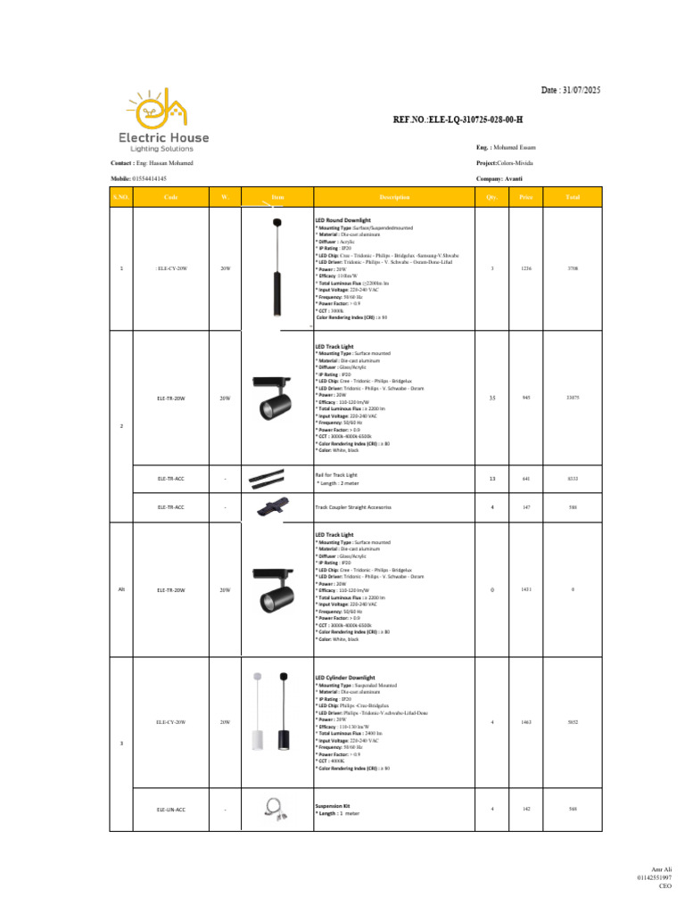 LQ Colors Mivida Rev00 (1) | PDF | Alternating Current | Electrical ...