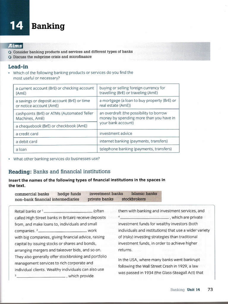 Banking | PDF | Banks | Business